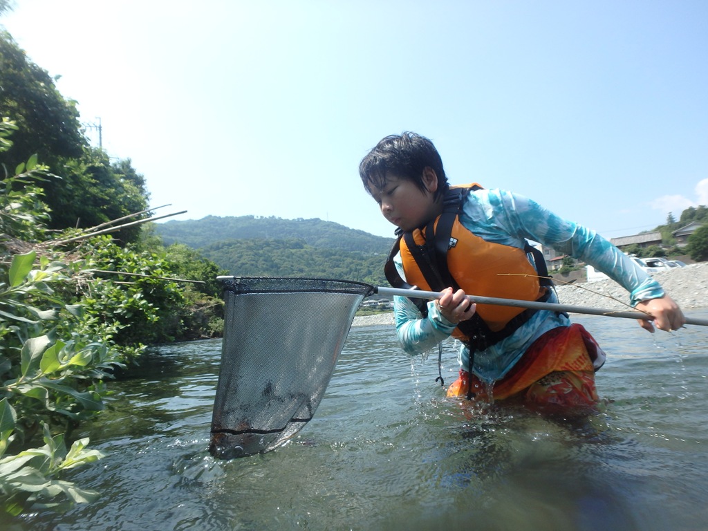8月水辺の教室川漁師になってみよう！
