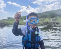 ８月水辺の教室「川漁師になってみよう！」