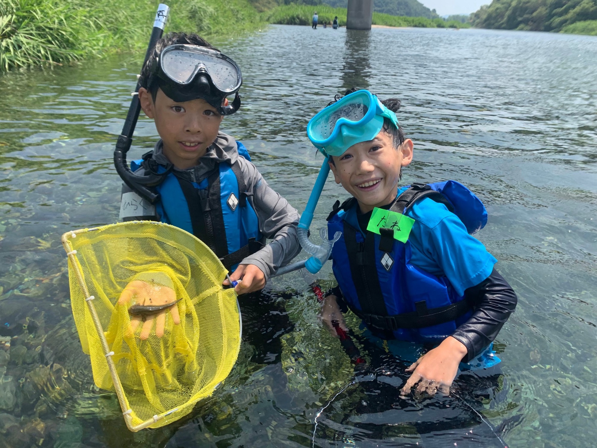 You are currently viewing 8月 水辺の教室　「川漁師になってみよう！」