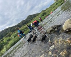 9月 水辺の教室　「川の小さな自然再生！」〜川をもっと面白くしよう！〜