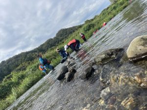Read more about the article 9月 水辺の教室　「川の小さな自然再生！」〜川をもっと面白くしよう！〜